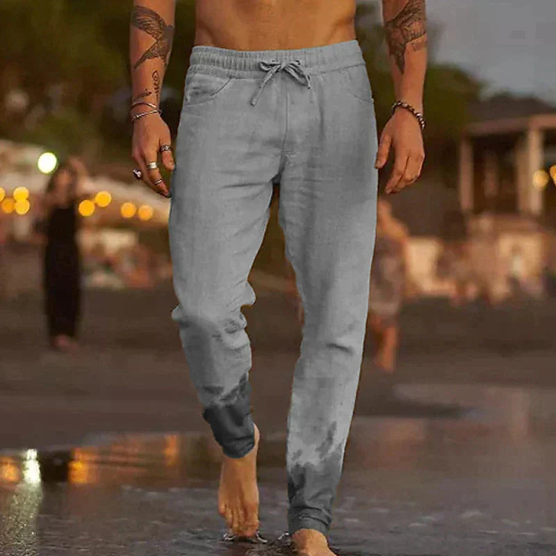 ANTONIO | Pantalones de playa de lino