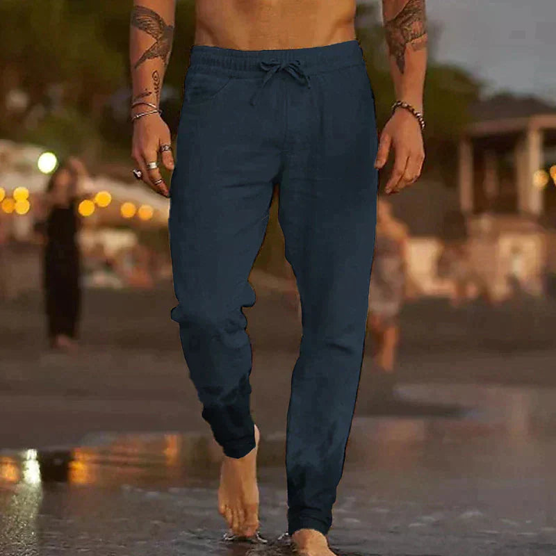 ANTONIO | Pantalones de playa de lino