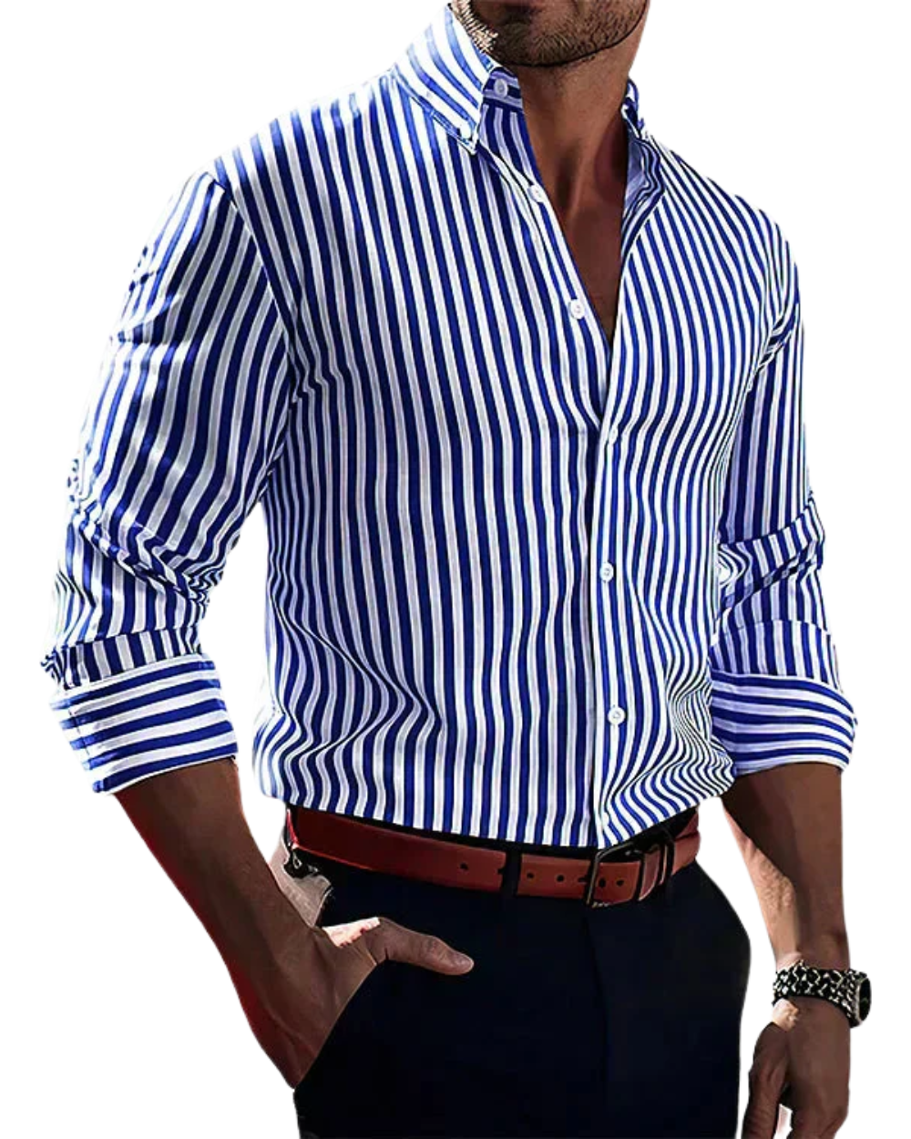 LUIS | Elegante camisa de rayas