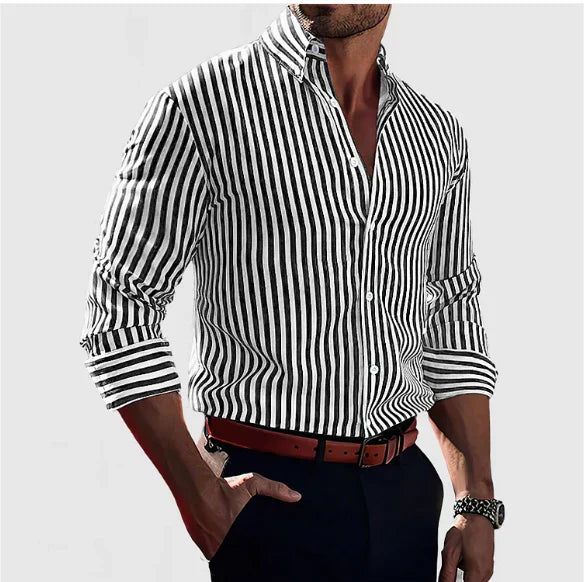 LUIS | Elegante camisa de rayas